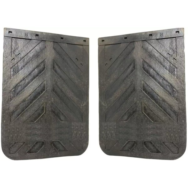 Denco Chevron 24" x 36" Heavy Duty Rubber Semi-Truck Mud