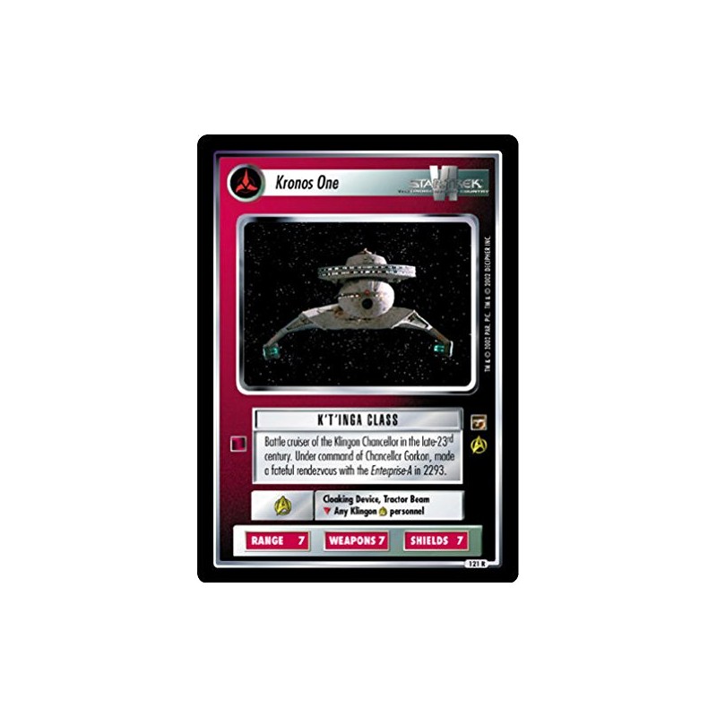 Decipher Star Trek CCG 1E TMP Motion Pictures Kronos ONE