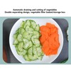 2 in 1 Electric Vegetable Cutter 1200rpm USB Charging Vegetable