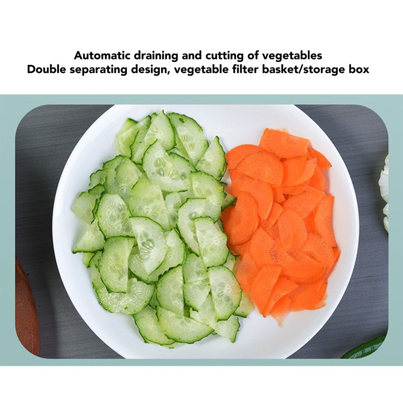 2 in 1 Electric Vegetable Cutter 1200rpm USB Charging Vegetable