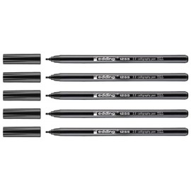 Edding Calligraphy Pens 1255 2.0 Black Tip 2 mm Pack of 5
