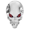BESPORTBLE Skull Car Emblem 3D Silver Skull Motorcycle Car Metal