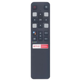 AULCMEET RC802V FLR1 Replacement Voice Remote Control for TCL Android TV 32S6500S 32S6500 40S6500 40S6500F 40S6500FS 43S6500FS 43S6500F 43S6500 S6500 S6500 S6500 6500S S6500FS