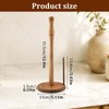 Acacia Wood Paper Towel Holder Countertop