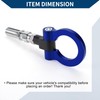 Hihaha Tow Hook/Universal Car Front Bumper Towing Hook/Durable Metal Rotary