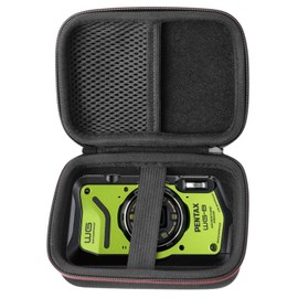 BuerHaton Portable Protection Hard EVA Case for PENTAX WG-8 Green All-Weather Adventure Camera (Only Case)