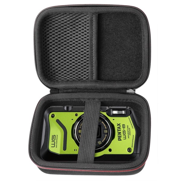 BuerHaton Portable Protection Hard EVA Case for PENTAX WG-8 Green