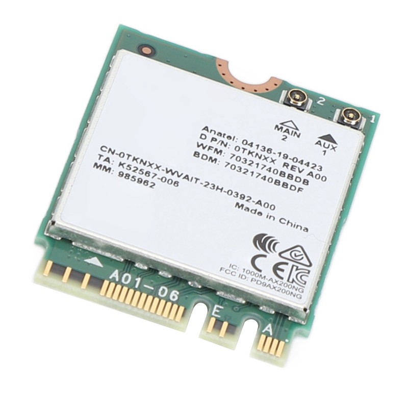 Network Card 1650X AX200 M.2 WiFi6 2.4G 5G Dual Band