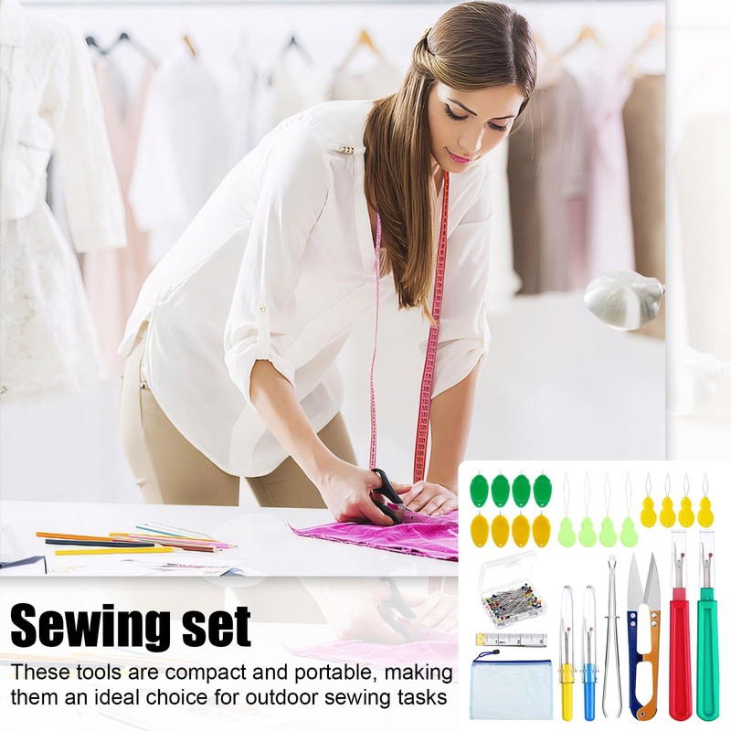 WUERKIYA 72 Piece Seam Ripper Set, Large and Small Thread