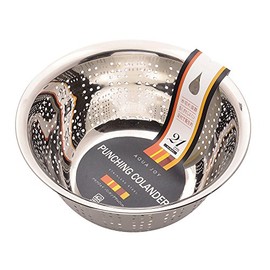 Pearl Metal Aqua Joy HB-971 Stainless Steel Punching Colander, 8.3 inches (21 cm)