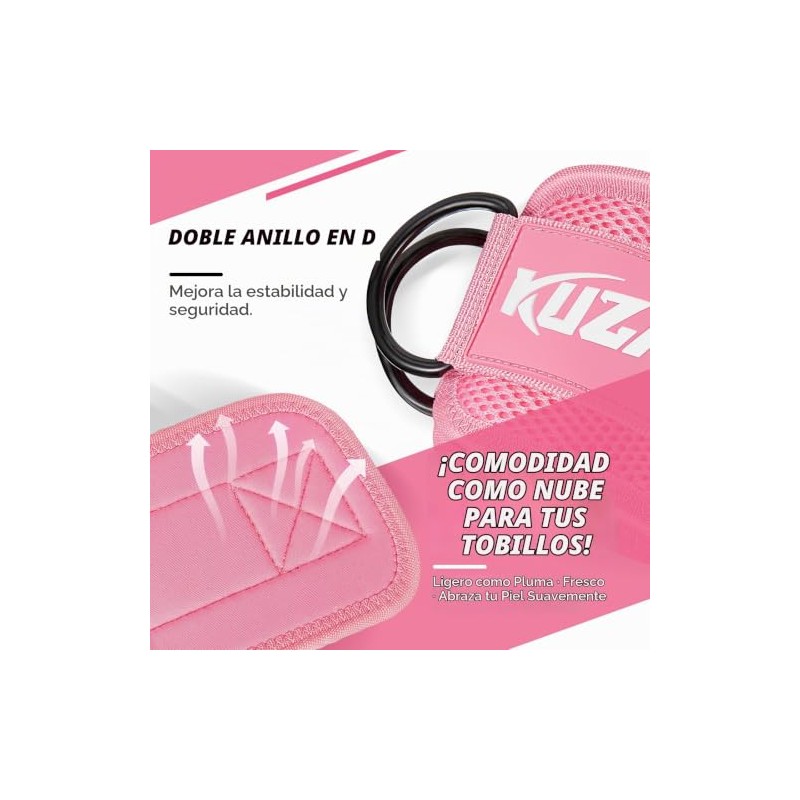 Resistance Bands Set with Ankle Straps, Glutes Workout Equipment, Ankle