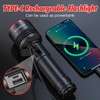 Rechargeable Flashlight 20000 High Lumens, Zoomable LED Flashlights with Power