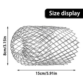 ALI2 4 Pieces Gutter Gutter Grids Aluminium Gutter Grille Drip Guard Leaf Guard 8 x 15 cm (Diameter x Height)