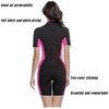 Wetsuit 2 mm Women Zip Front Neoprene Short Sleeve Wetsuit