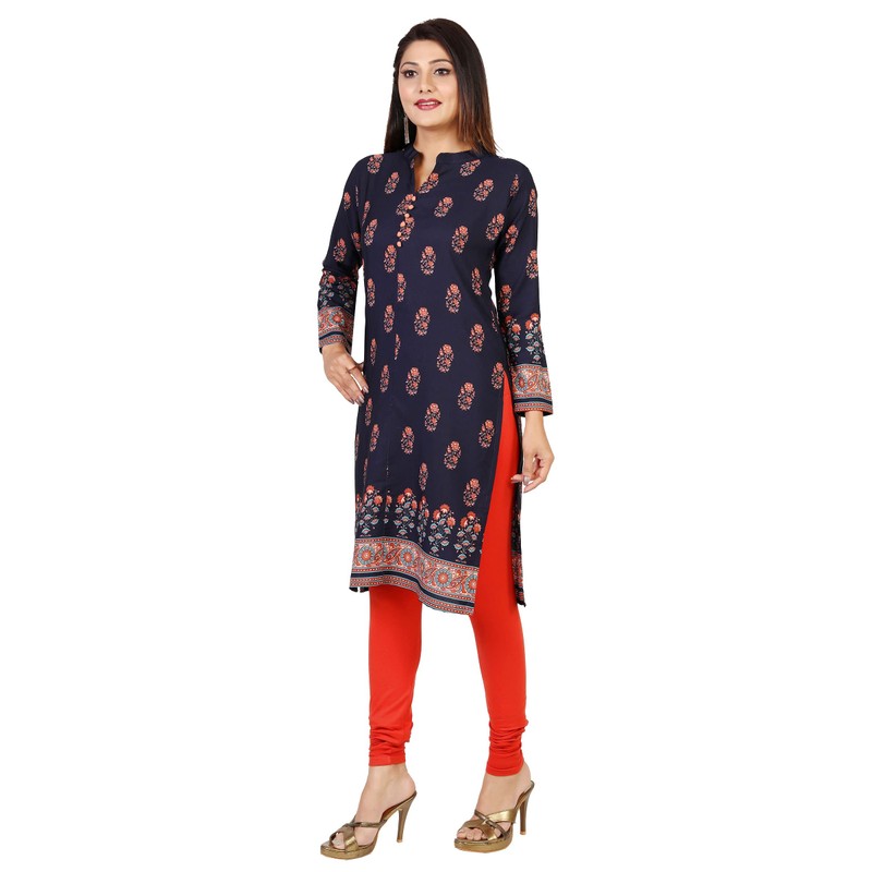 Maple Clothing Kurtis indio para mujer, túnica larga Kurta India,