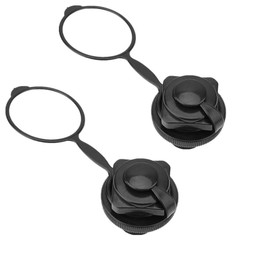 Tbest Pack of 2 Inflatable Boat Air Valve 22 mm Black Plastic Inflatable Boat Replacement Air Valve Screw Valve for Jilong Inflatable Boats