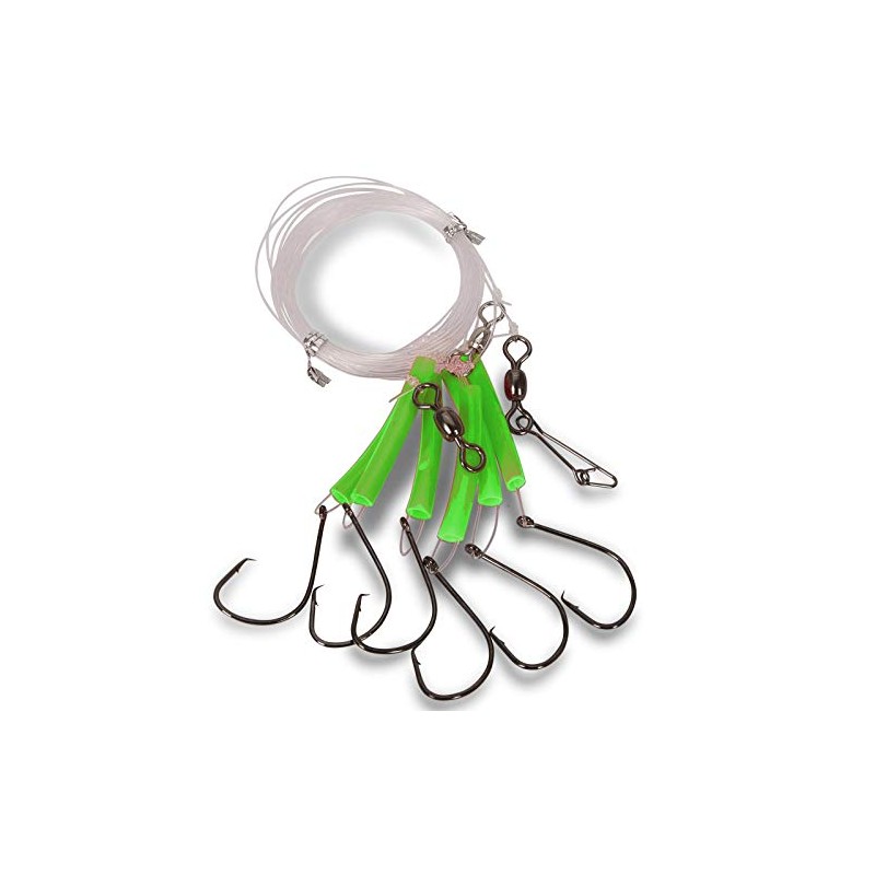Aquantic Unisex - Adult 10C4039507207717C10 Redfish Leader with Circle Hooks,