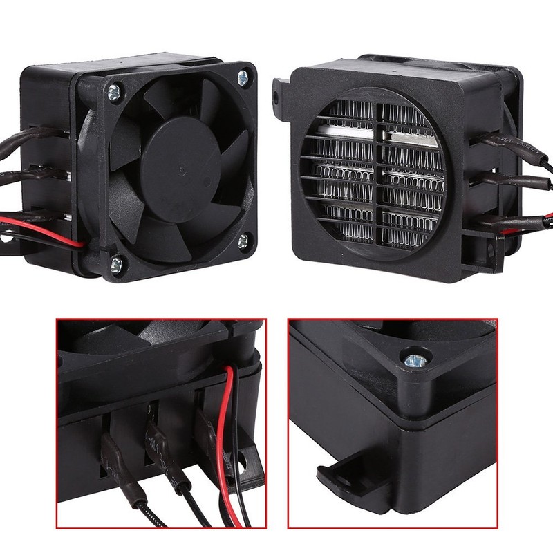 Fdit PTC Car Fan Air Heater for Small Room Space