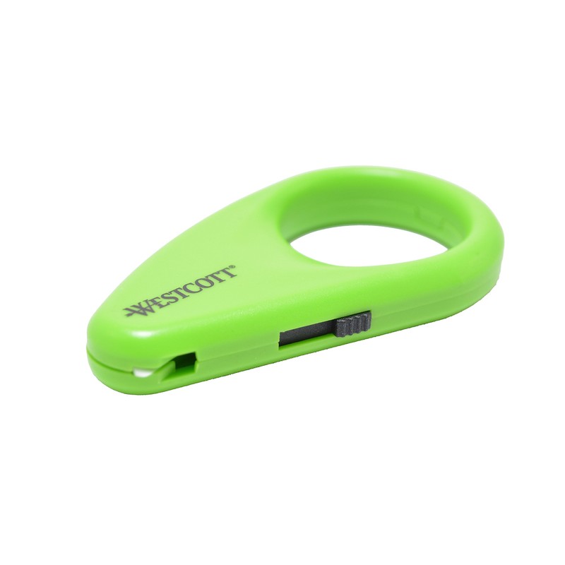 Westcott Compact Fixed Box Opener (16473), uses Slice Ceramic Blades,