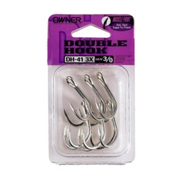 OWNER DH-41 Double Hook No. 3/0