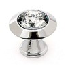 Alno C214-PC Traditional Crystal Knobs, 1-1/4", Polished Chrome