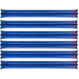 Winter Block Premium Double Chamber Water Tubes for Winter Pool Cover, 8' 6-pack, Blue, Heavy Duty Vinyl, Rectangular, Inground, 6 Double Chamber 8 Feet Long Water Bags