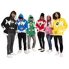 Power Rangers Red Hooded Costume Sweatshirt (Adult Small)