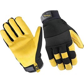 WELLS LAMONT HydraHyde Water Resistant Leather Work Gloves Size UK XL
