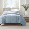 SERTA Simply Clean Ultra Soft Hypoallergenic Solid 3 Piece Comforter