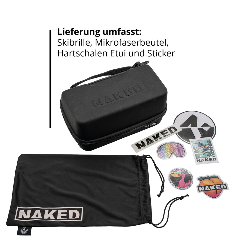 NAKED Optics TROOP EVO Misty (Blue Lens), no extra lens