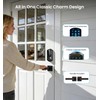 Veise VE06-L Smart Locks with 2 Lever Handle Set, App
