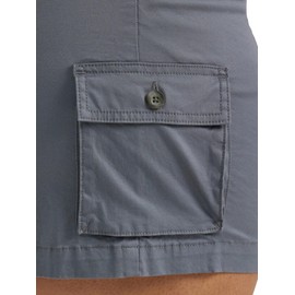 Lee Women's Size Ultra Lux Comfort with Flex-to-Go Cargo Short, Tech Gray, 16 Plus