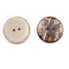 All in ONE Brown 2 Holes Coconut Shell Sewing Buttons