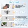 Hibbent Showerhead Holder, Strong Adhesive and Waterproof Handheld Shower Holder