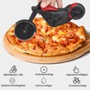 HAPPOW Motorcycle Pizza Cutter with Sharp Stainless Steel Cutting Wheel