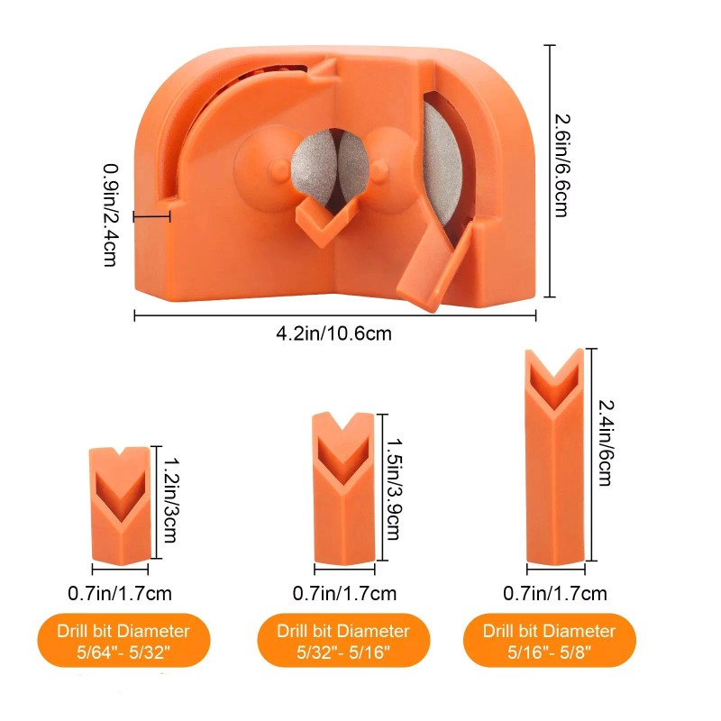 Unbranded Portable Drill Bits Grinding Sharpener Drill Grinder Blade Sharpening