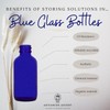 ADVANCED ASCENT Cobalt Blue Glass 1 oz with Nasal Sprayer