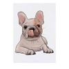 'French Bulldog Puppy' Temporary Tattoo - Water Resistant, Skin-Safe, Non-Toxic