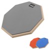 KakiKhaki Drum Pad, Rubber, High Bullets, For Practice, Silent, 8