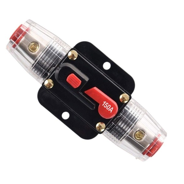 RKURCK 150 Amp Circuit Breaker Manual Reset Inline Fuse Inverter