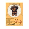 Mouseloft Mini Cross Stitch Kit - Dachshund, Paw Prints Collection