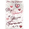 Romantic Valentine's Day Card for Girlfriend, Extra Large 30.5 x