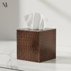 Monarch Abode Tissue Box Cover Square – Hand Hammered Antique