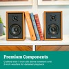 Electrohome Berkeley 2.0 Stereo Powered Bookshelf Speakers with Built-in Amplifier