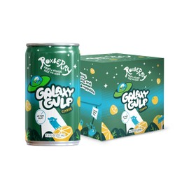 Roxberry Fruit & Veggie Fizz for Kids, Sparkling Juice, 7.5oz, No Artificial Stuff! (4 Pack, Orange Citrus)