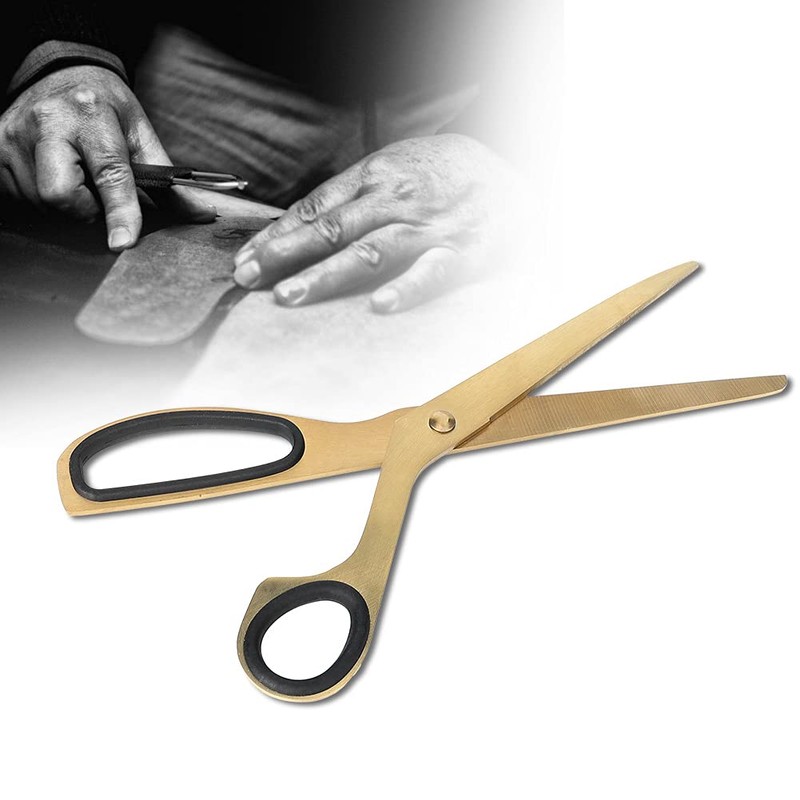 Simplified Golden Scissors, Golden Scissors, Beautiful Beautiful Colour, Unique Gold