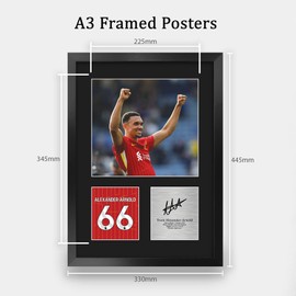 HWC Trading Trent Alexander-Arnold Liverpool Gifts Printed Signed Autograph Picture for Football Fans and Supporters - A3 Portrait Framed