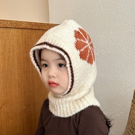 Fall/Winter Baby Balaclava for Boys and Girls, Kids' Balaclava Hat lf1373 Free Size/52-54cm Khaki 4ea