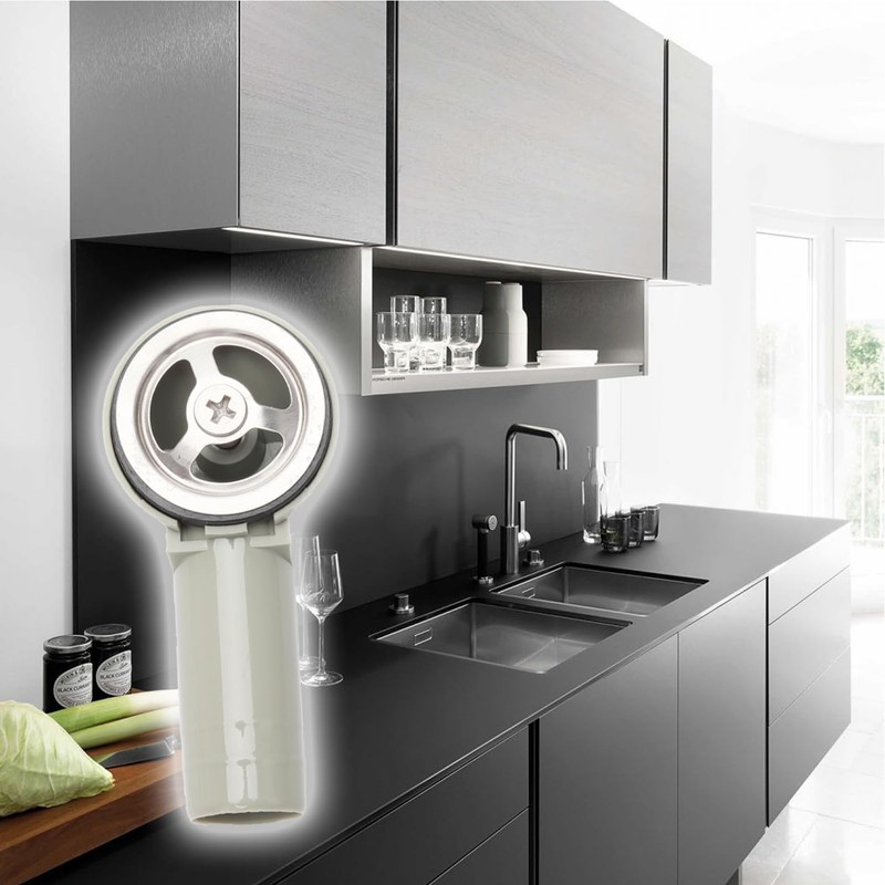 Pack of 2 Kitchen Sink Accessories Overflow Round Interface Overflow