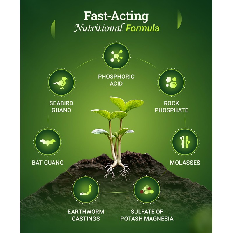 Foxfarm Bushdoctor Bembé Concentrate, Fast-Acting Liquid Plant Fertilizer, Enhances Natural